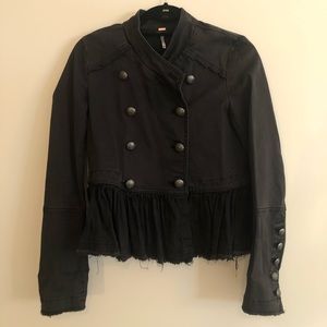 Free People Double Button Jacket, XS